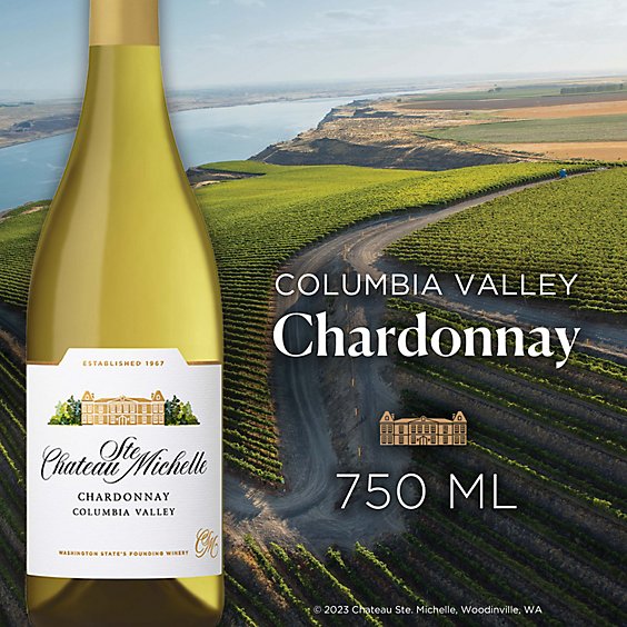 Chateau Ste. Michelle Columbia Valley Chardonnay White Wine - 750 Ml