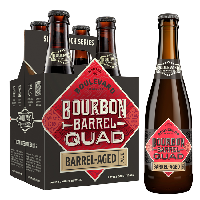 Boulevard BOURBON QUAD BARREL-AGED ALE 4PK