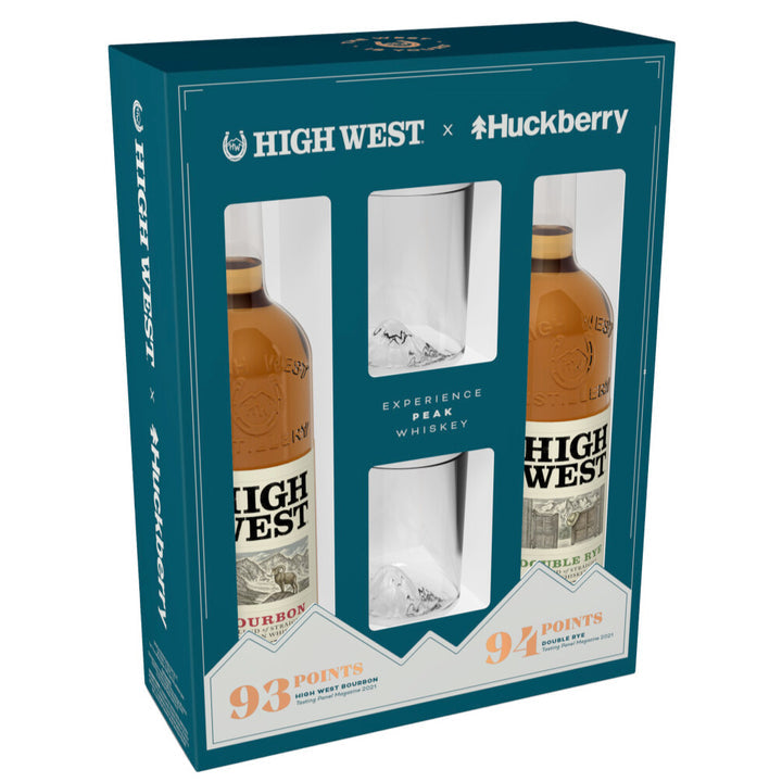 High West Bourbon x Rye Huckberry Gift set